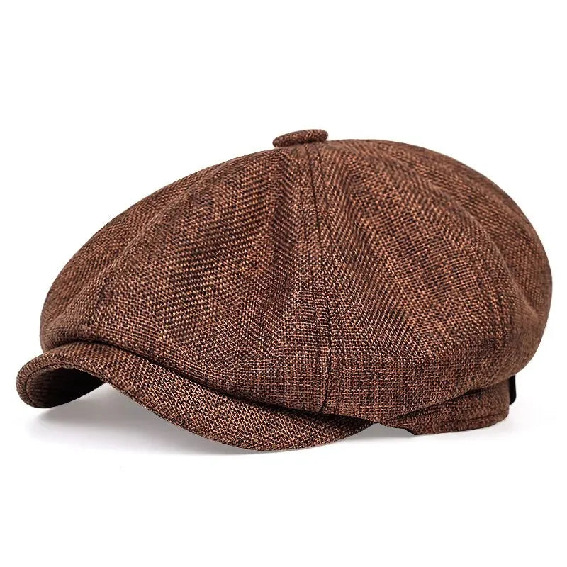 Men's retro beret, rugged-style hats