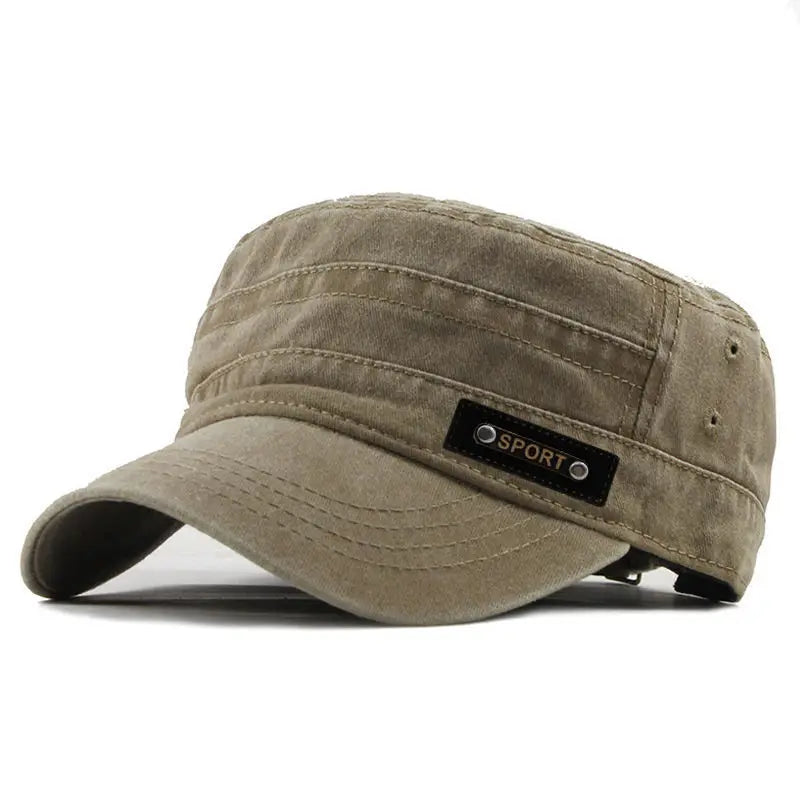 Men's adjustable military cap