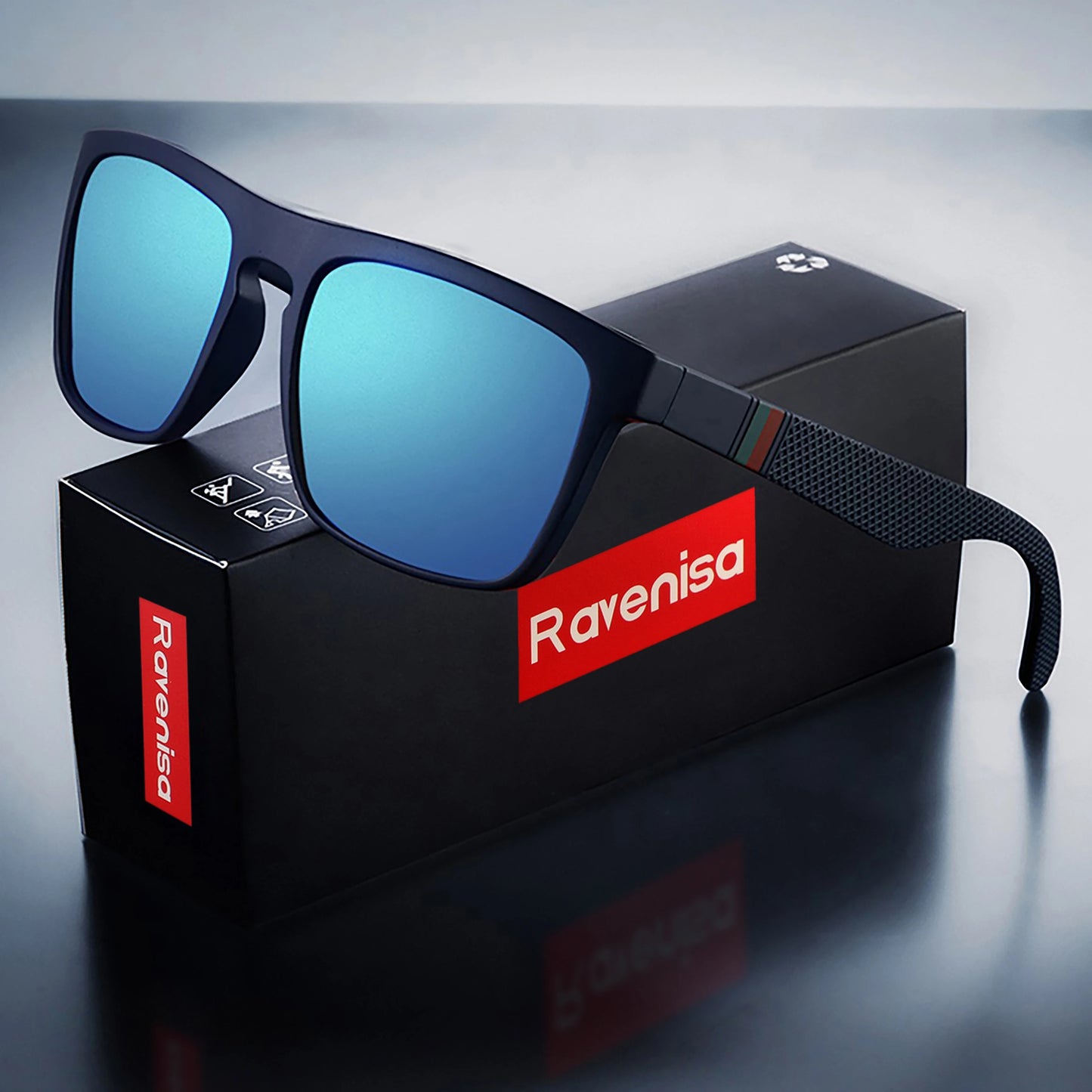 Vintage-Style Polarized Square Sunglasses