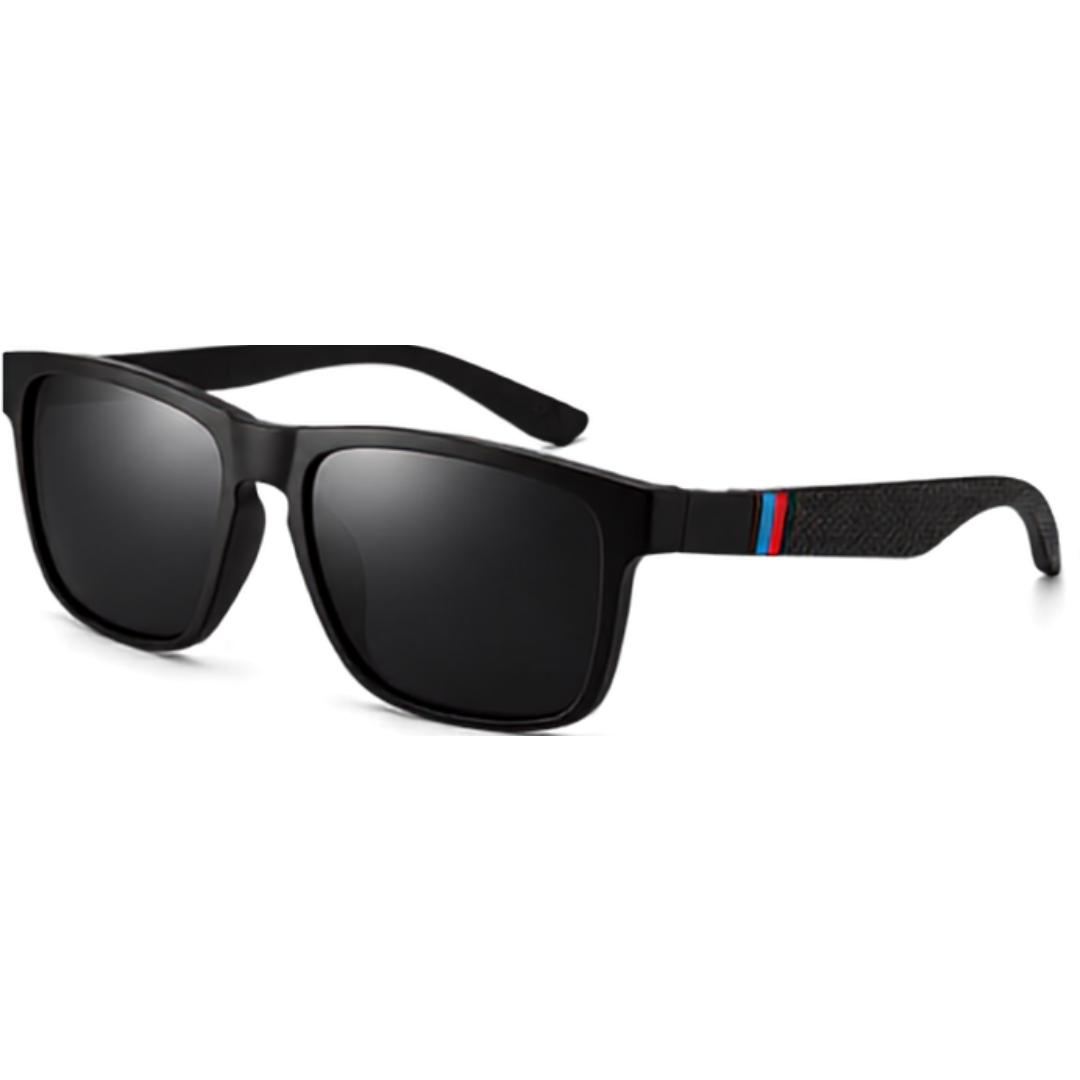 Vintage-Style Polarized Square Sunglasses