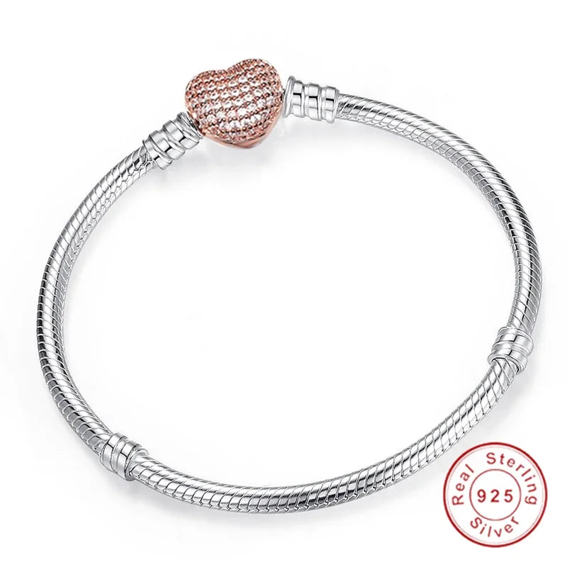 925 STERLING SILVER CHARM BRACELET