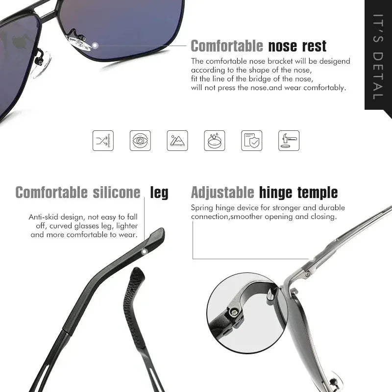 Men's Polarized and Photochromic Sunglasses