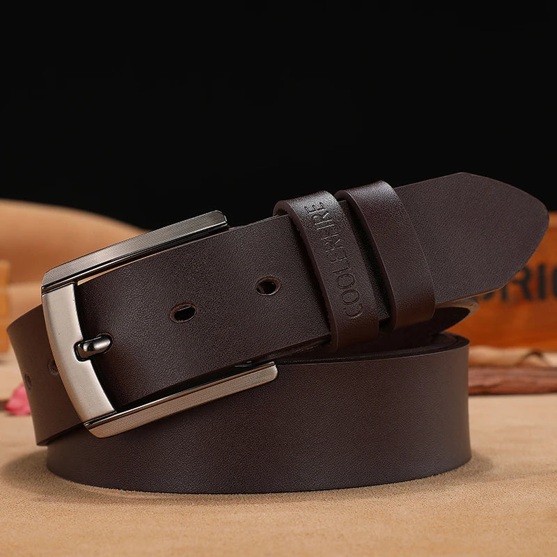 High-Quality Cowhide Leather Belt