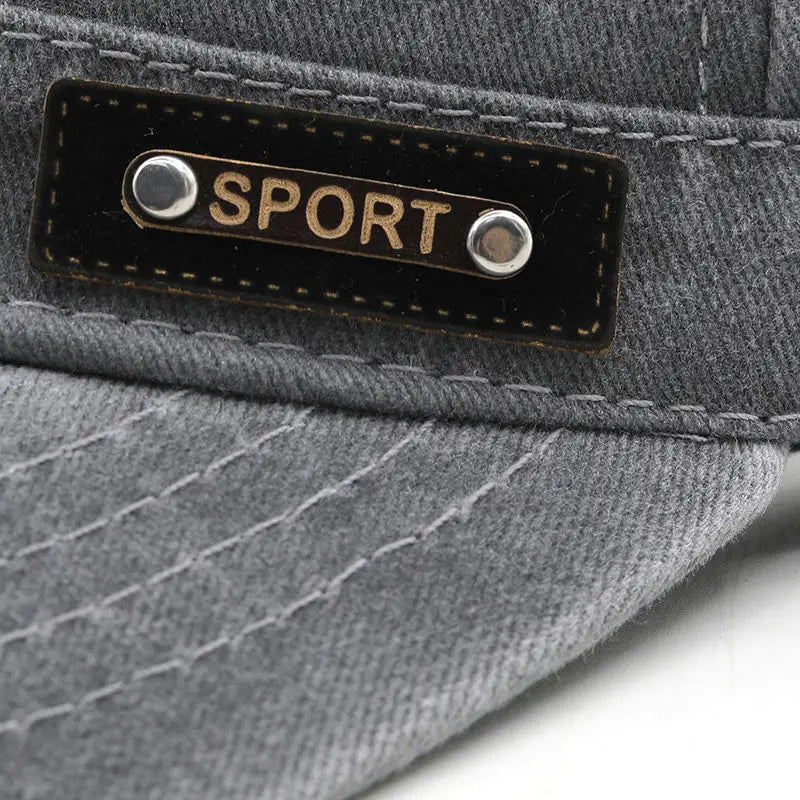 Men's adjustable military cap