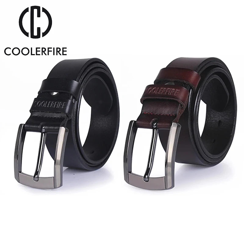 High-Quality Cowhide Leather Belt