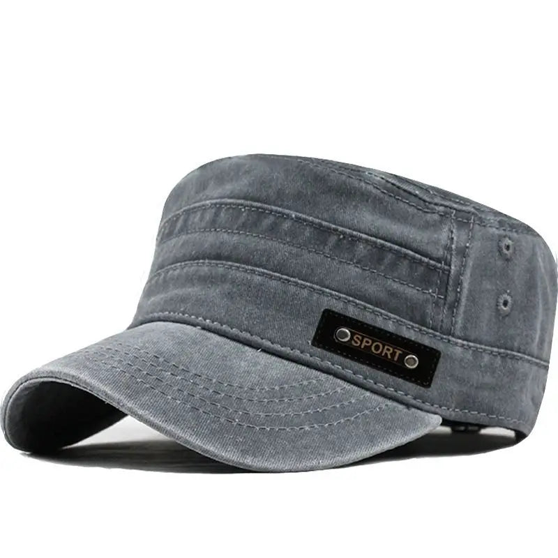 Men's adjustable military cap