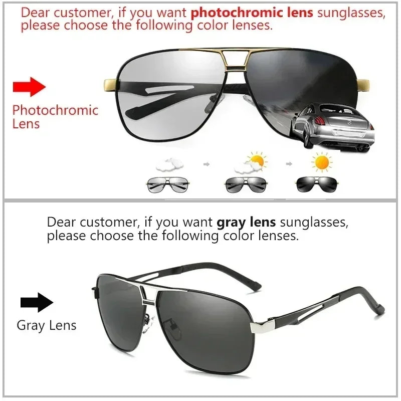 Men's Polarized and Photochromic Sunglasses