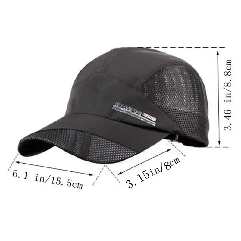 Adjustable, Breathable, Quick-Drying Sports Cap