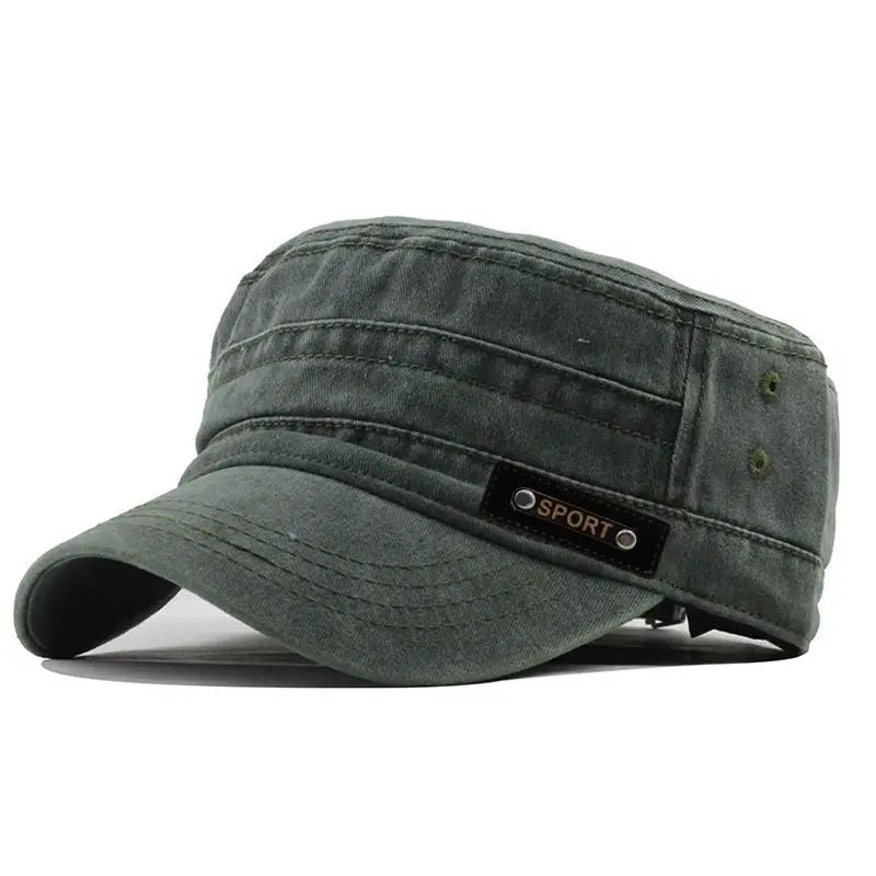 Men's adjustable military cap