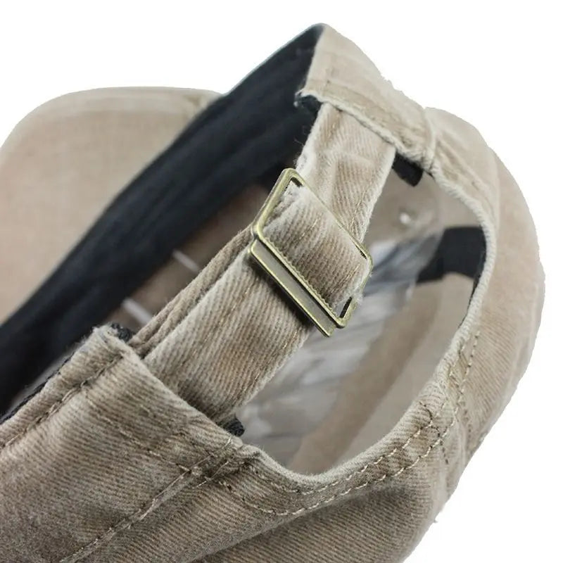 Men's adjustable military cap