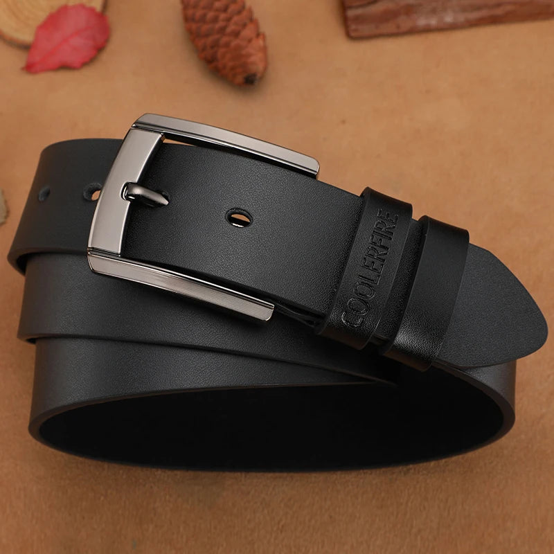 High-Quality Cowhide Leather Belt