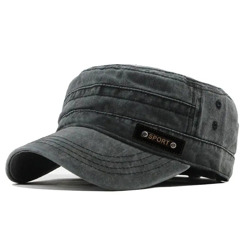 Men's adjustable military cap
