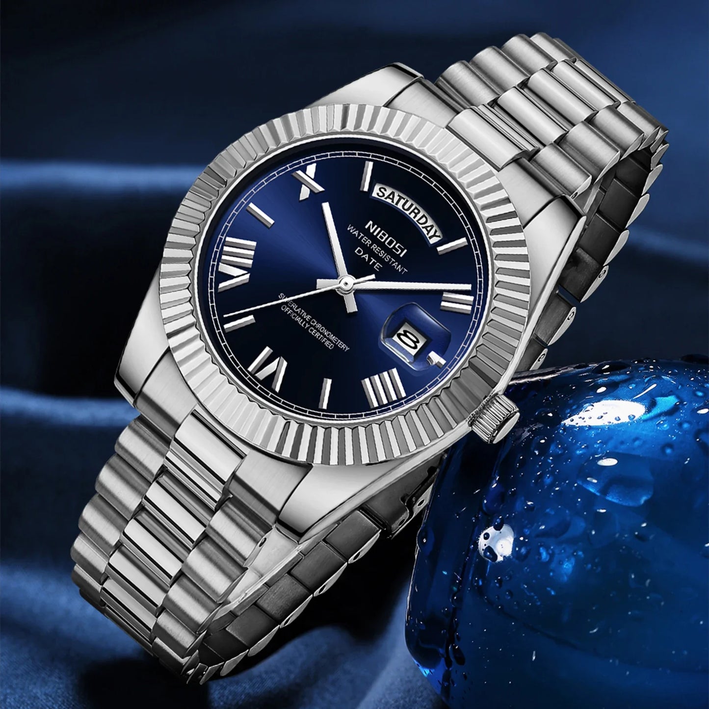 NIBOSI MEN'S LUXURY QUARTZ WATCH