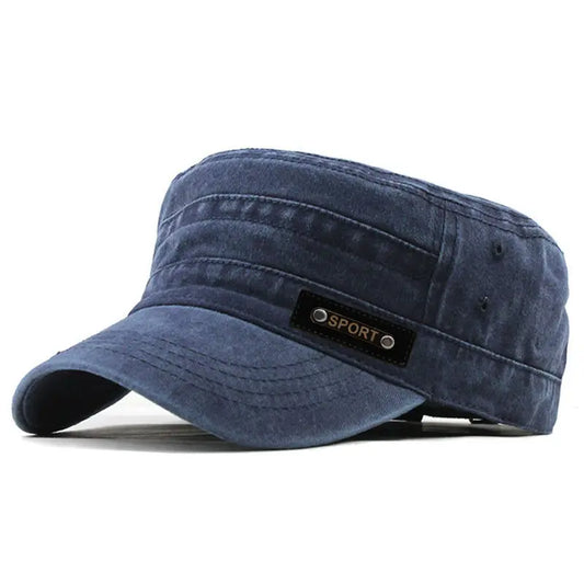 Men's adjustable military cap